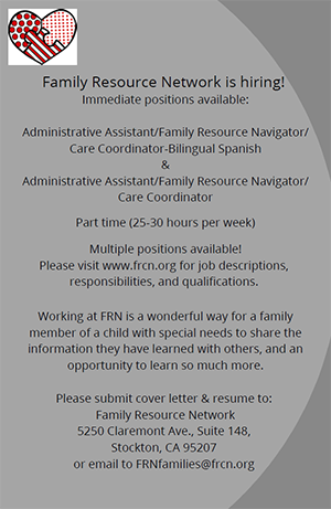Family Resource Network is Hiring